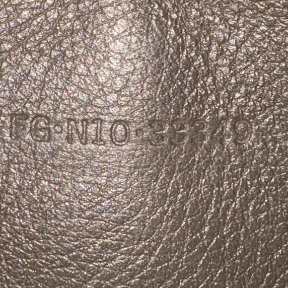 BVLGARI S.Bulgari Metallic Gold Leather Wallet - Picture 9 of 17